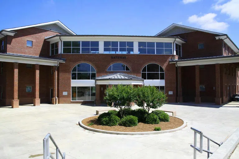 The exterior of Gateway Residence Hall