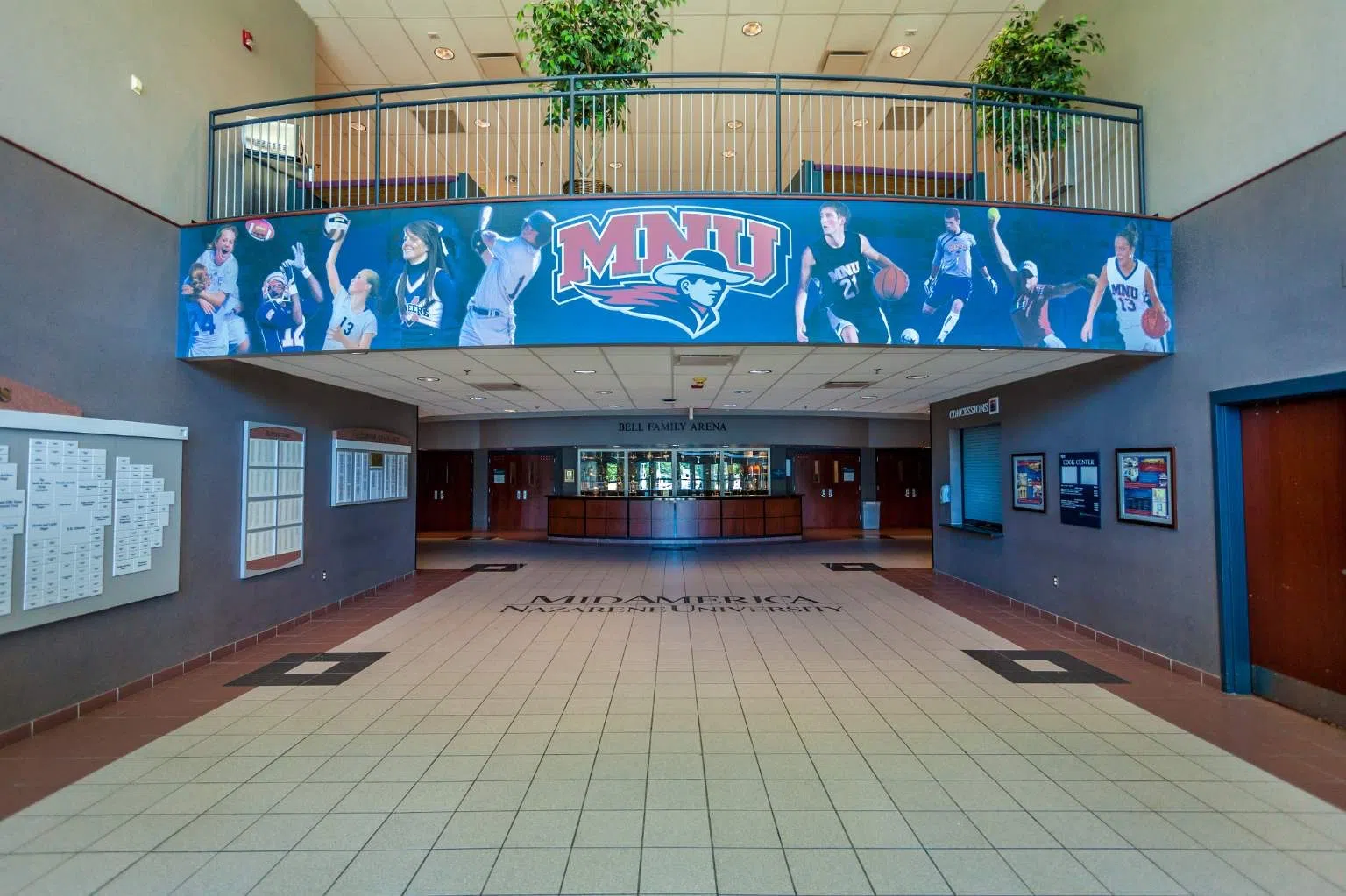 Interior Entrance to Bell Arena, within the Cook Center