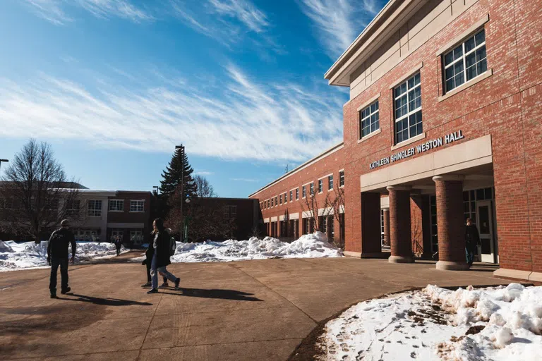 Outside of Weston Hall