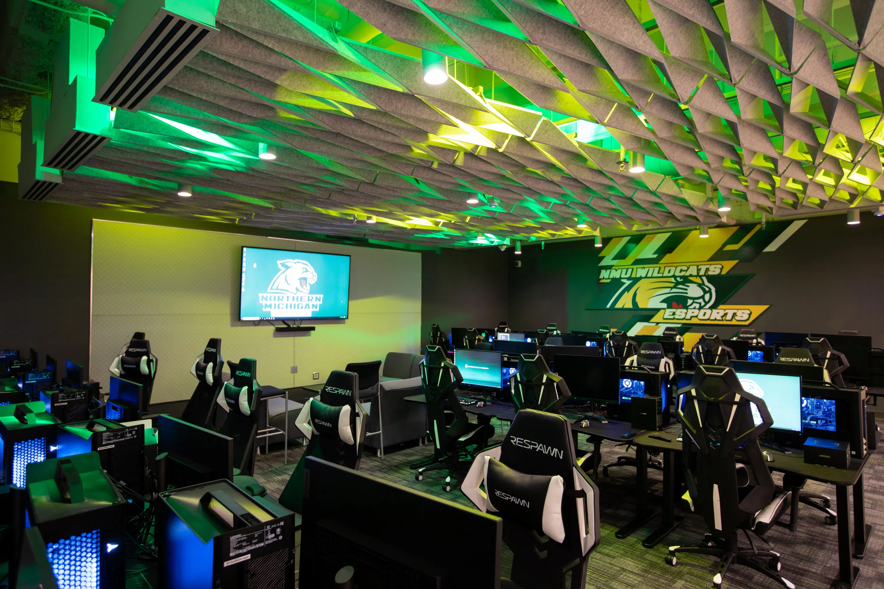 Varsity ESports Arena located in Harden Hall