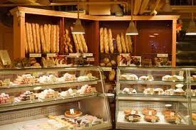 Display of baked goods and pastries 