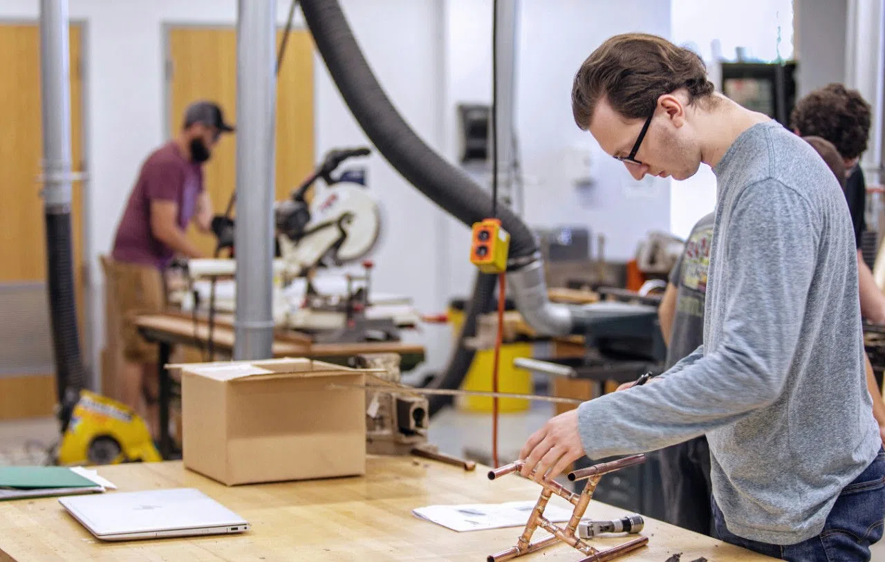 Students attend Wood Shop Club