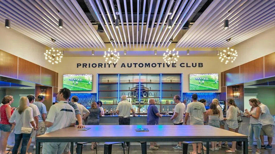 Fans enjoy the Priority Automotive Club