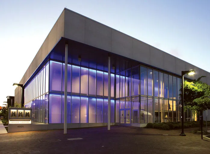 Goode Theater at dusk