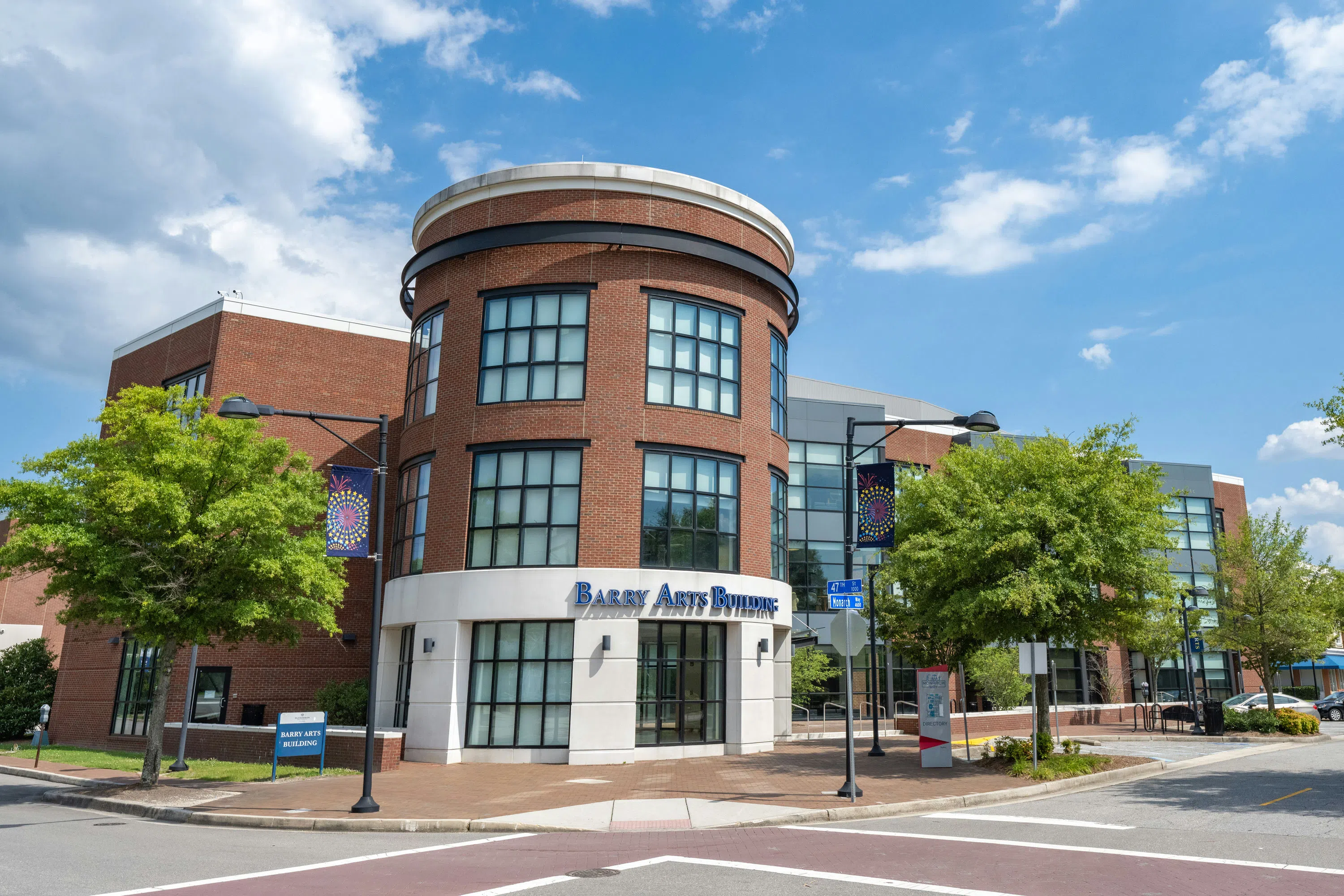 Barry Art Building entrance