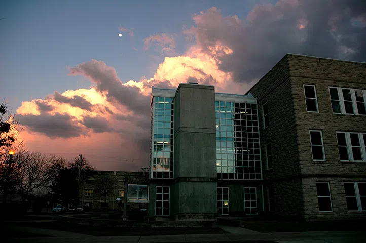 Ward Science Hall is one of the main academic buildings on campus.