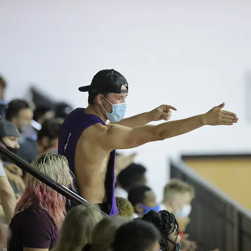 The fan atmosphere within Wilson Field House is one that opponents dread. Braves Nation supports each other!