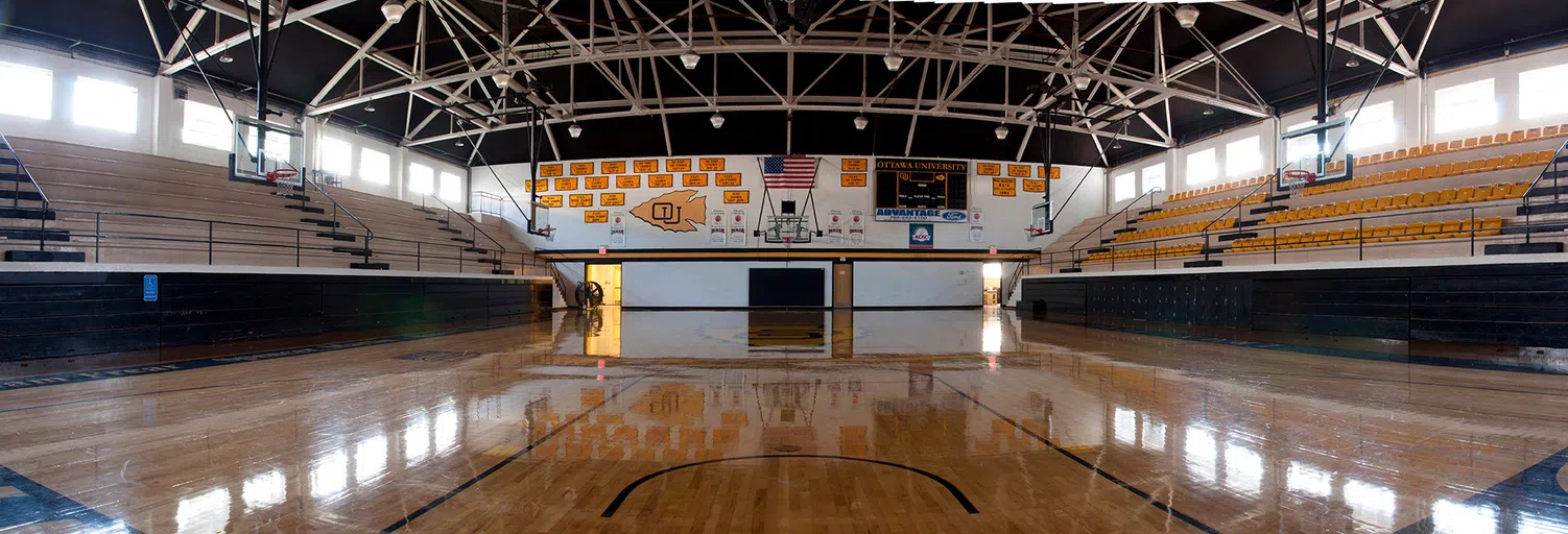 Wilson Field House - inside east wall