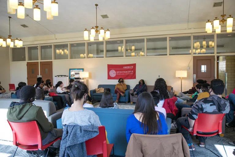 Students gather in Price Hall for First-Gen Day