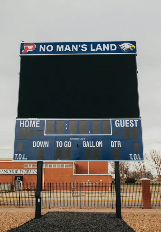 Scoreboard of Anchor D Stadium 