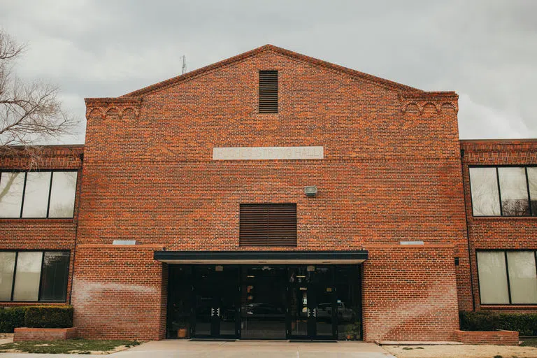 Exterior Hughes Strong Auditorium