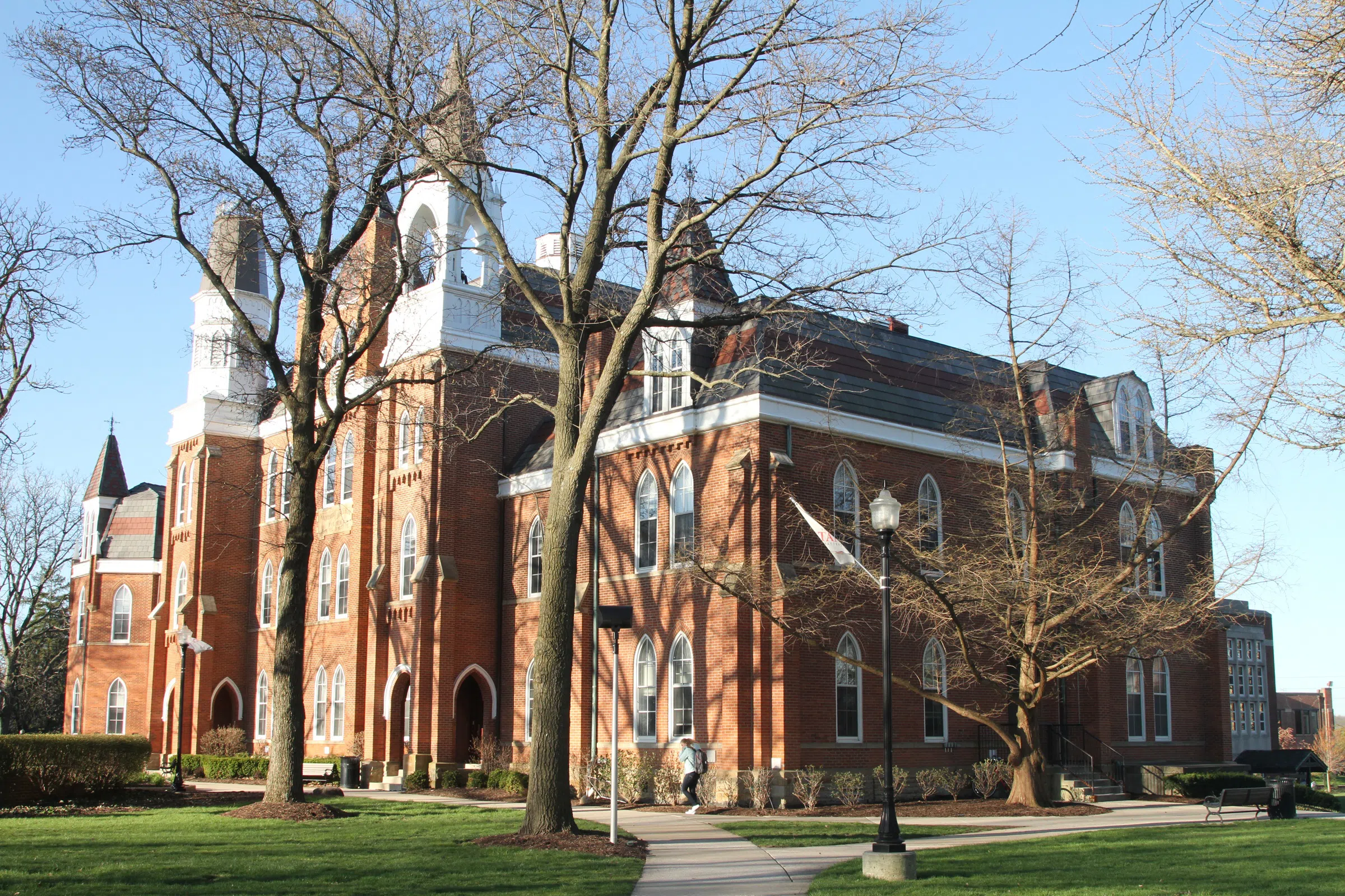 North facade of Towers Hall.