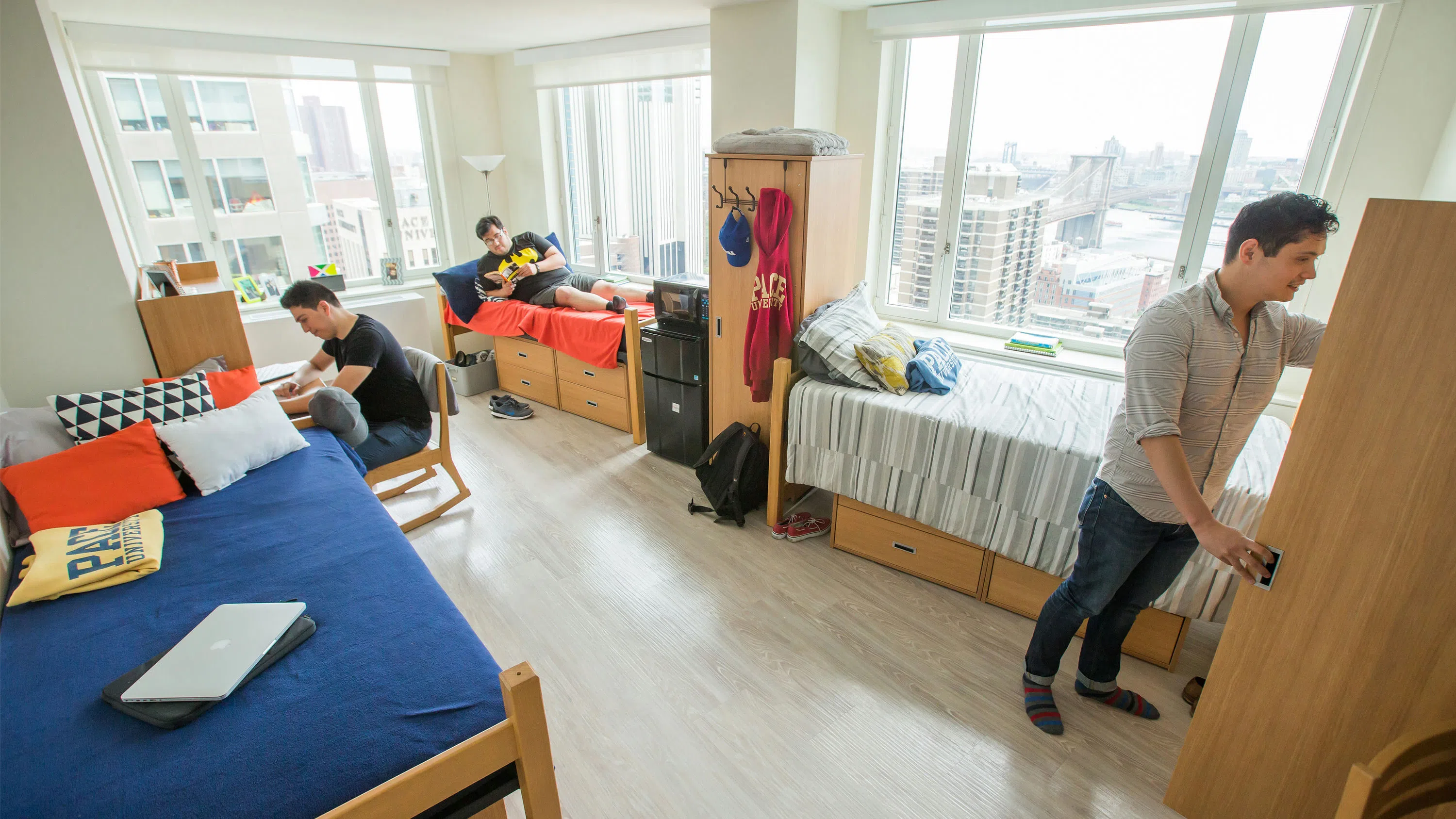 Students in Dorm room