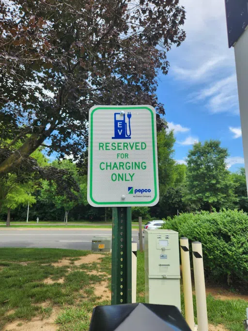 PGCC has 4 Electric Vehicle Chargers. Located in front of Kent Hall in Parking Lot I