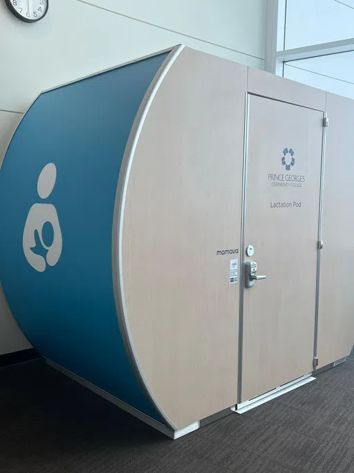 Prince George's Community College Mamava Lactation Pod. 