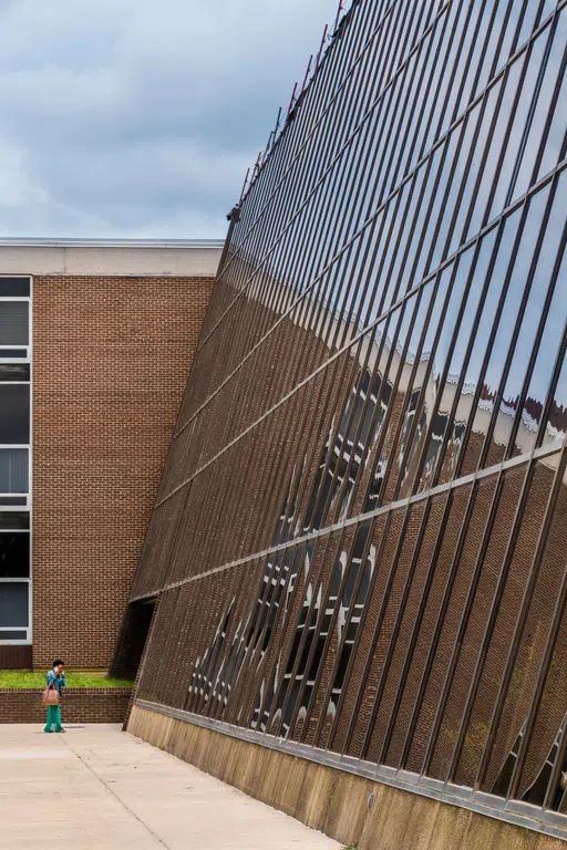 Marlboro Hall glass windows