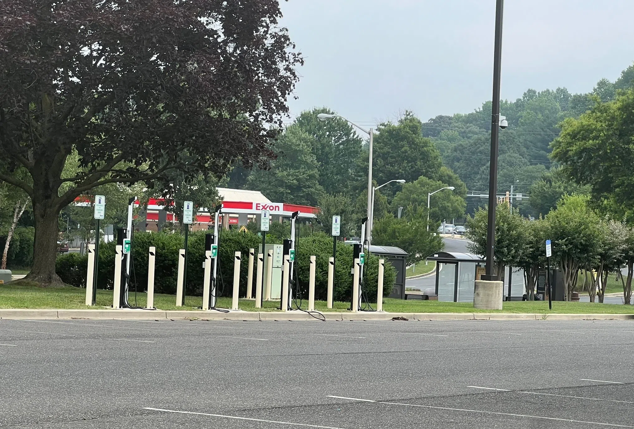 Parking Lot I hybrid/electric car charging stations.