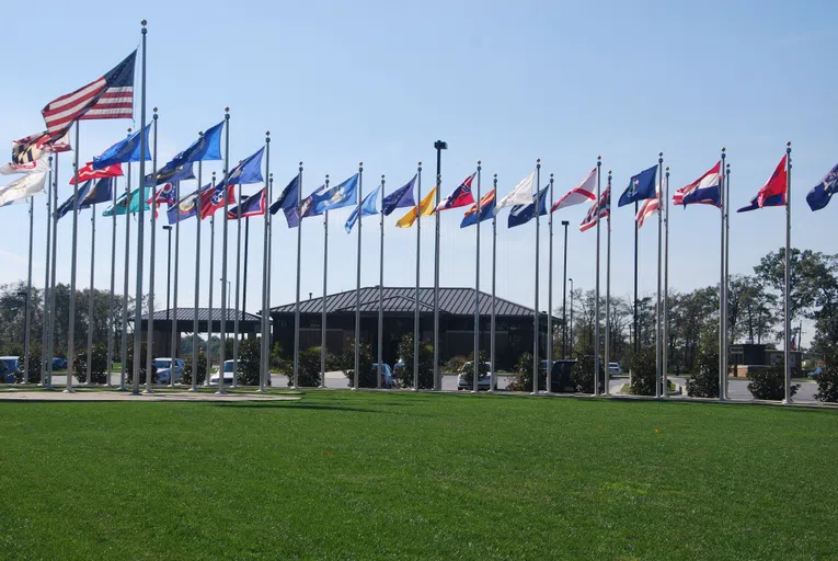 Joint Base Andrews Visitor Center (Flags)