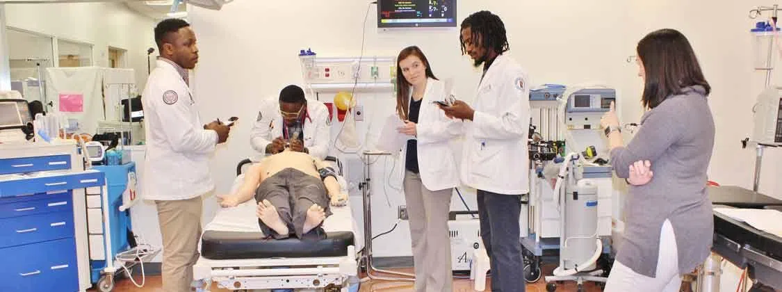 Students in Simulation Center
