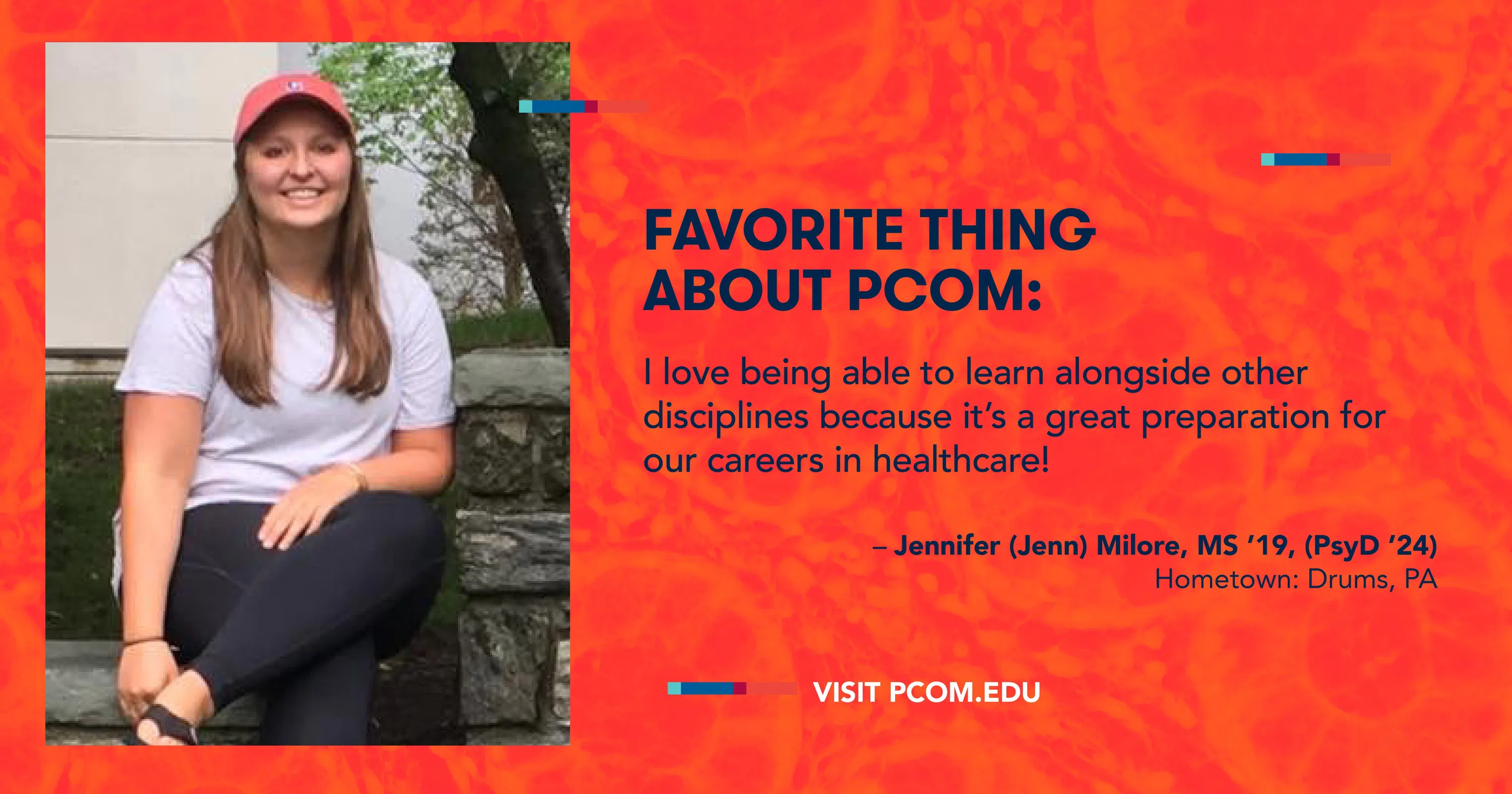 Thoughts from a Student Ambassador on her favorite thing about PCOM