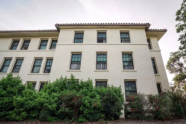 Lower angle view of Smiley Hall