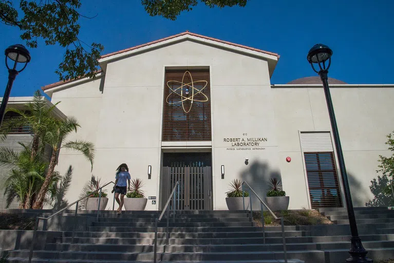 Front view of Millikan Laboratory