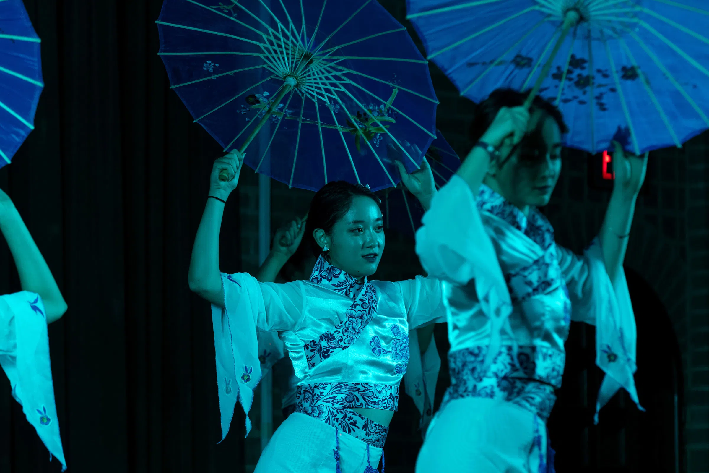 Rice University's Chinese Student Association students performing in the Lunar New Year Show