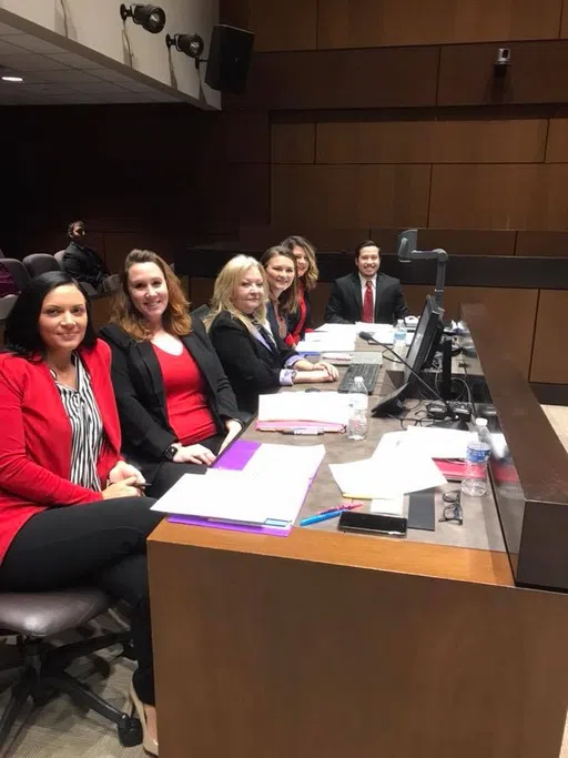 Paralegal Studies Practice in Court Room 