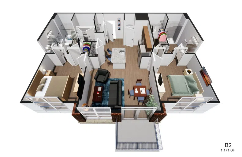 A floor plan