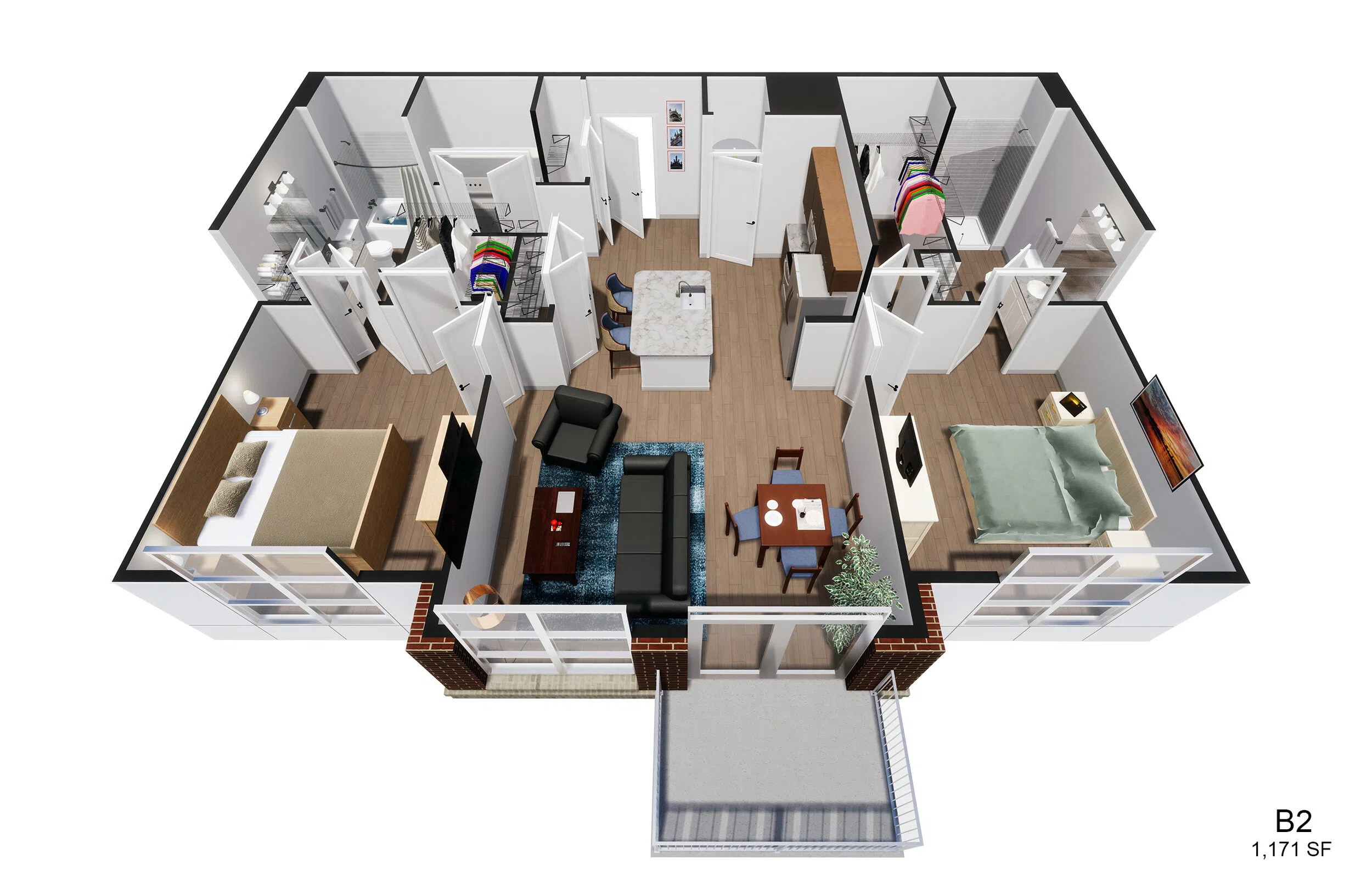 A floor plan