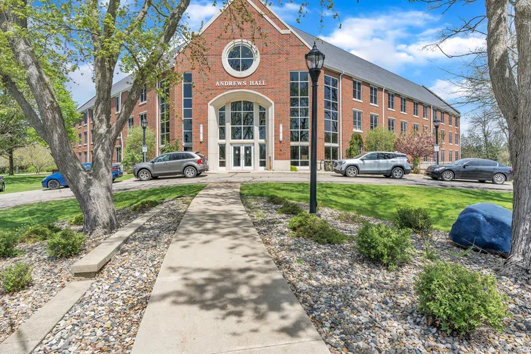 Exterior of Andrews Hall, Men's Residence Hall