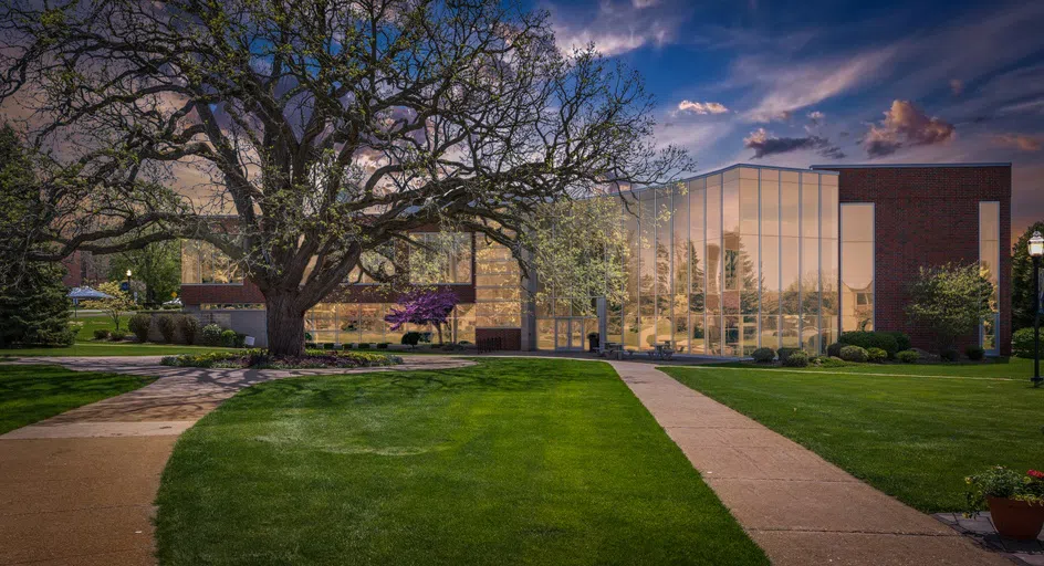 Exterior of Kresge Student Center