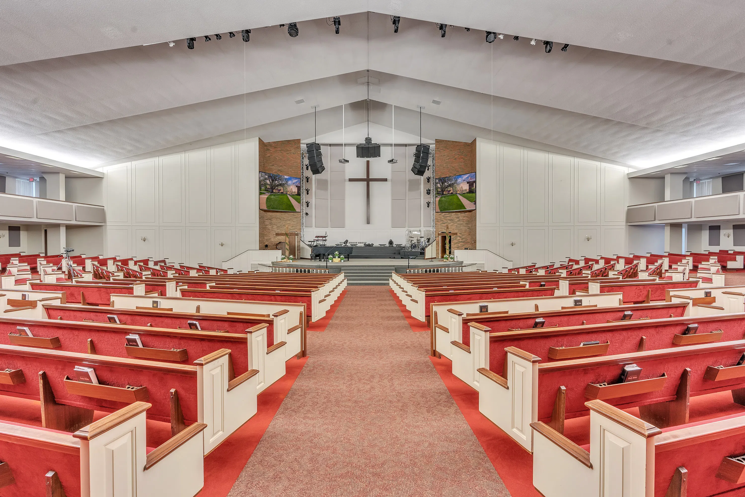 Pews in Arbor Church