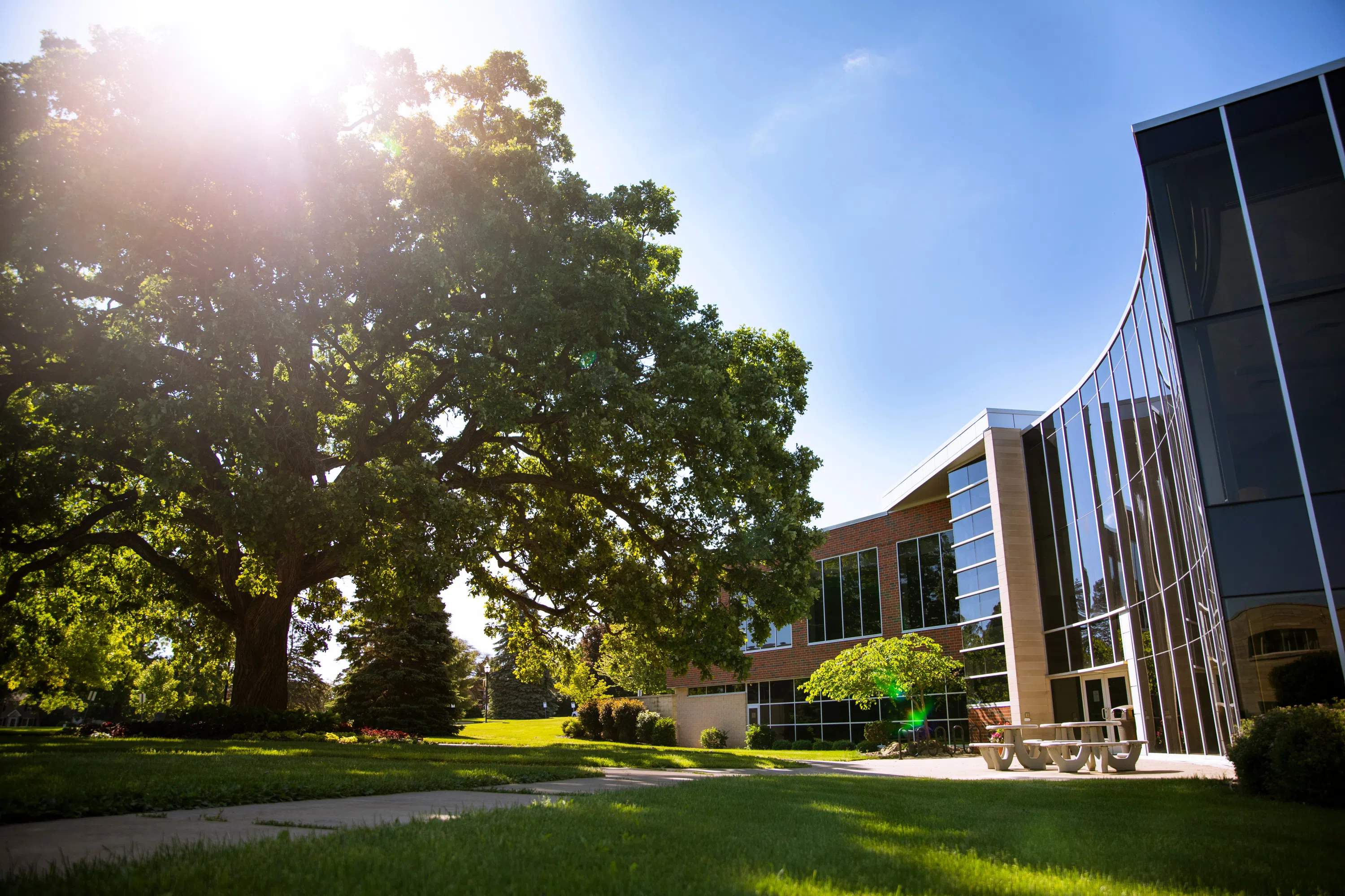 Exterior of student center