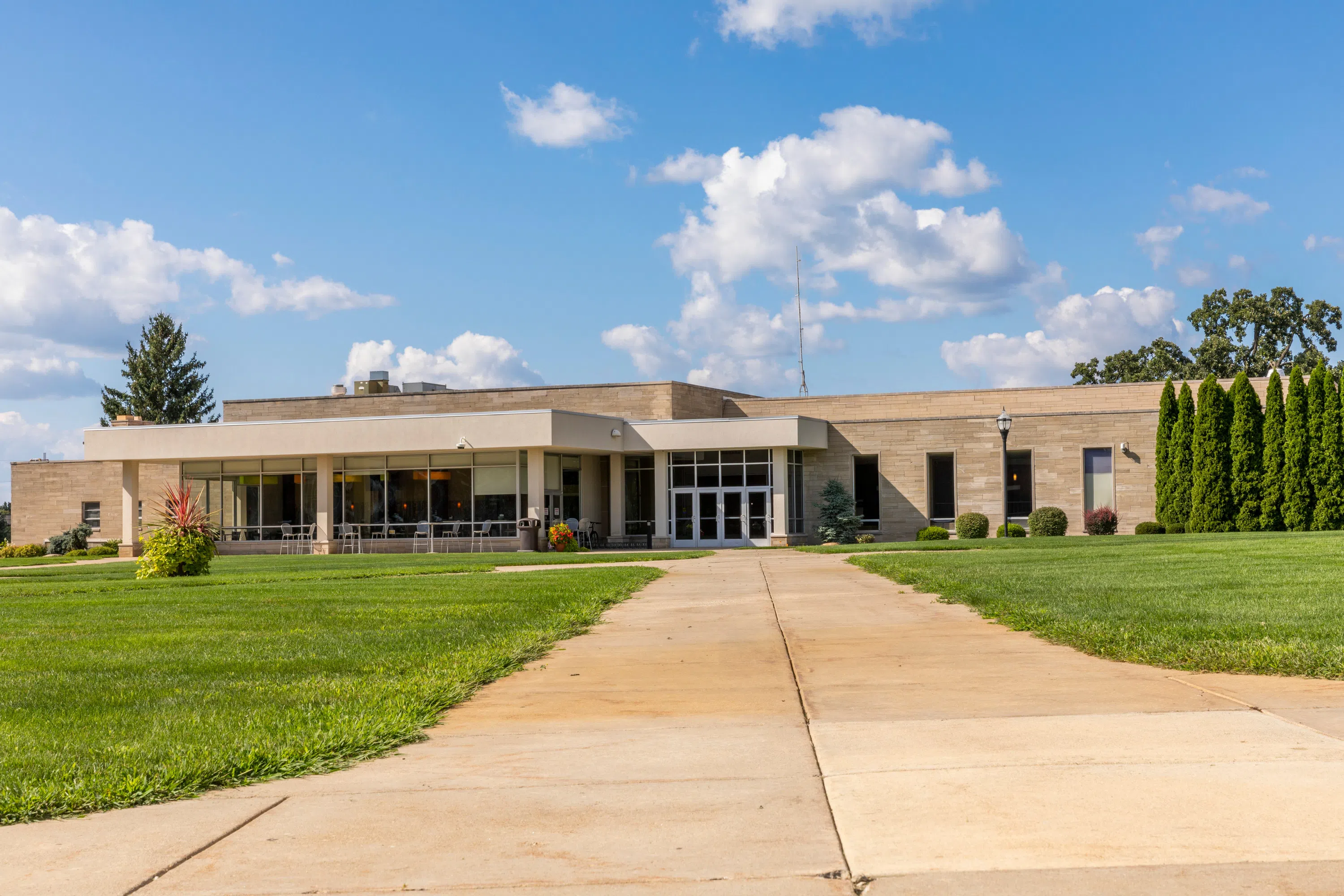 Exterior of student center