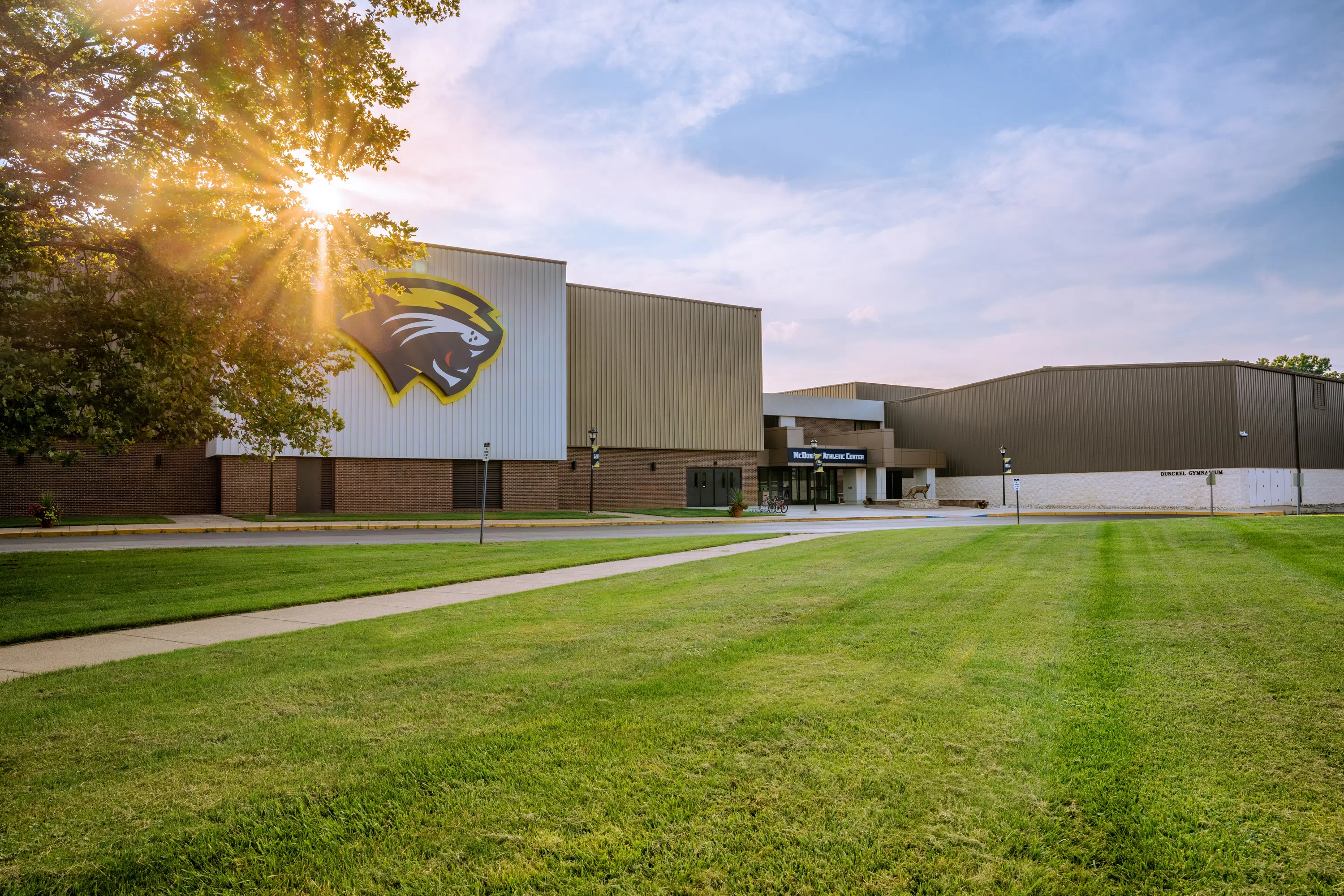 Exterior to the McDonald Athletic Center