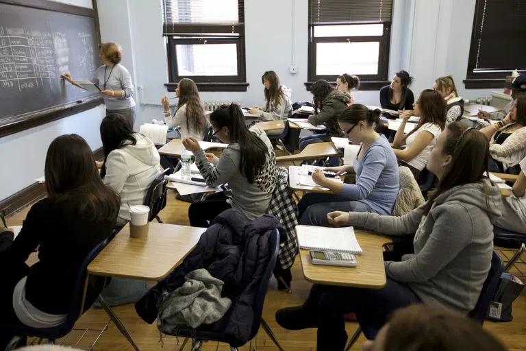 Class in McEntegart Hall