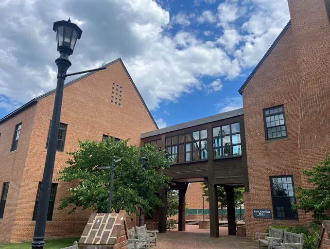 Anne Arundel Hall rear exterior