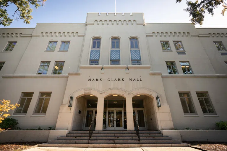 Exterior of Mark Clark Hall