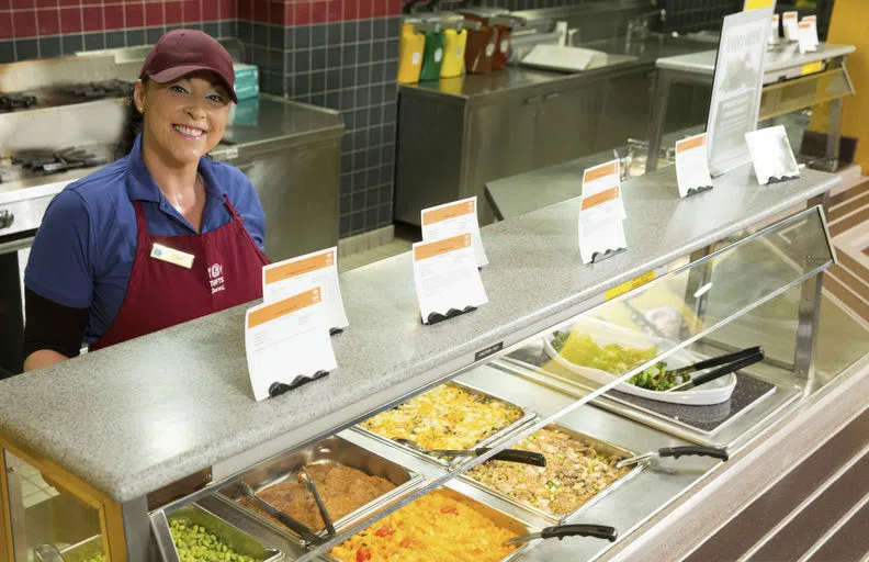 Inside Dewick-Macphie Dining Center