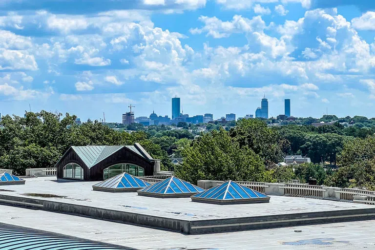 View of Boston from Tisch Library Roof