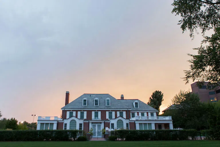 The President's House in the summer