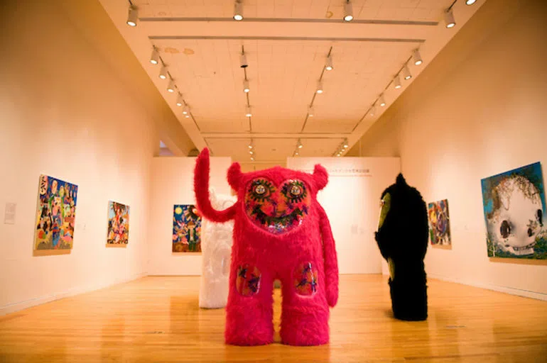 Inside Tufts University Art Galleries, Medford