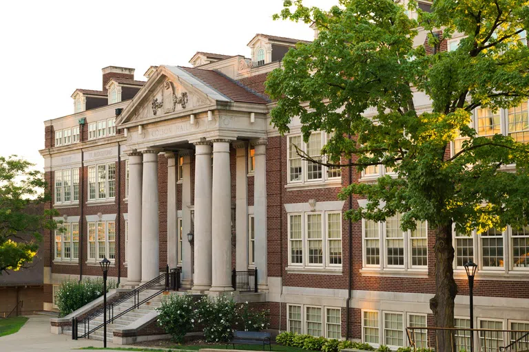 Photo of the outside of Colson Hall. 