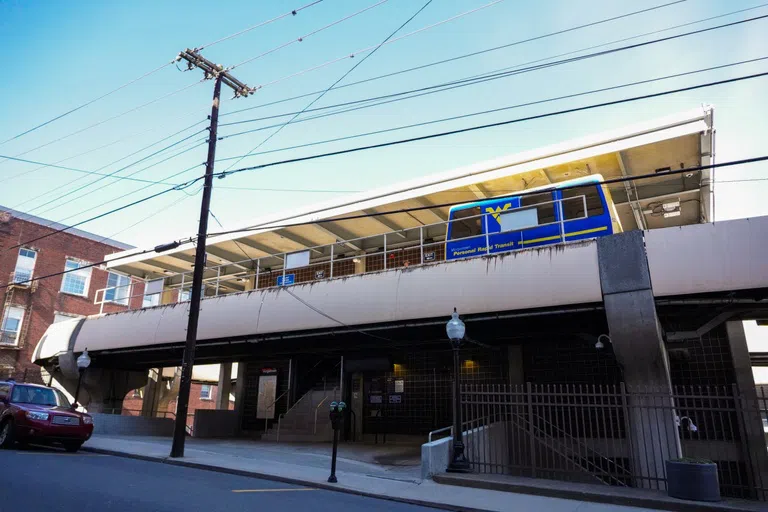 Photo of the Walnut PRT Station 