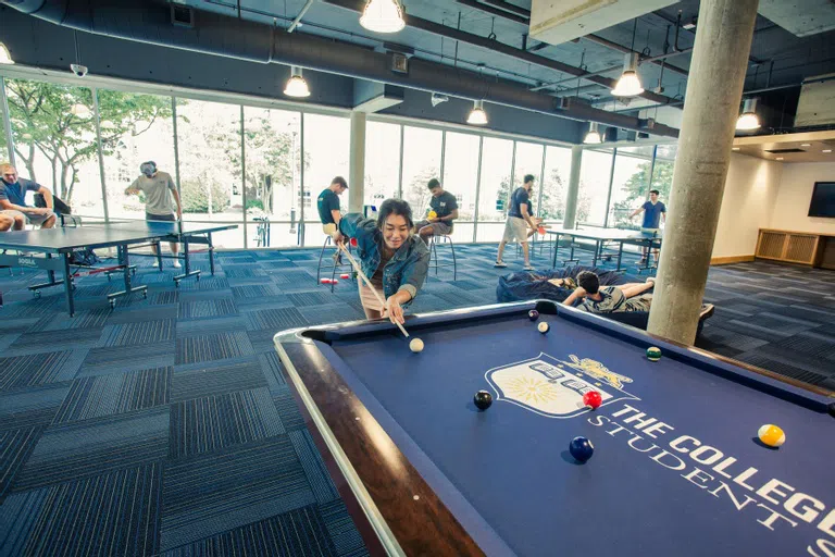 Inside Brower Student Center