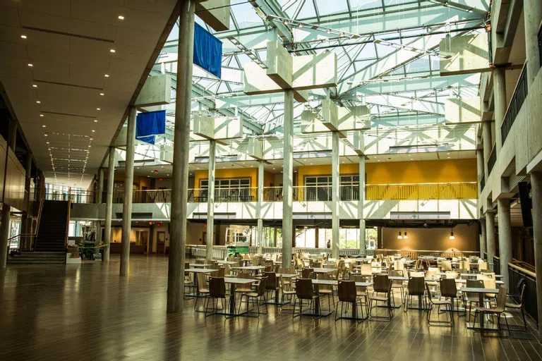 Inside Brower Student Center