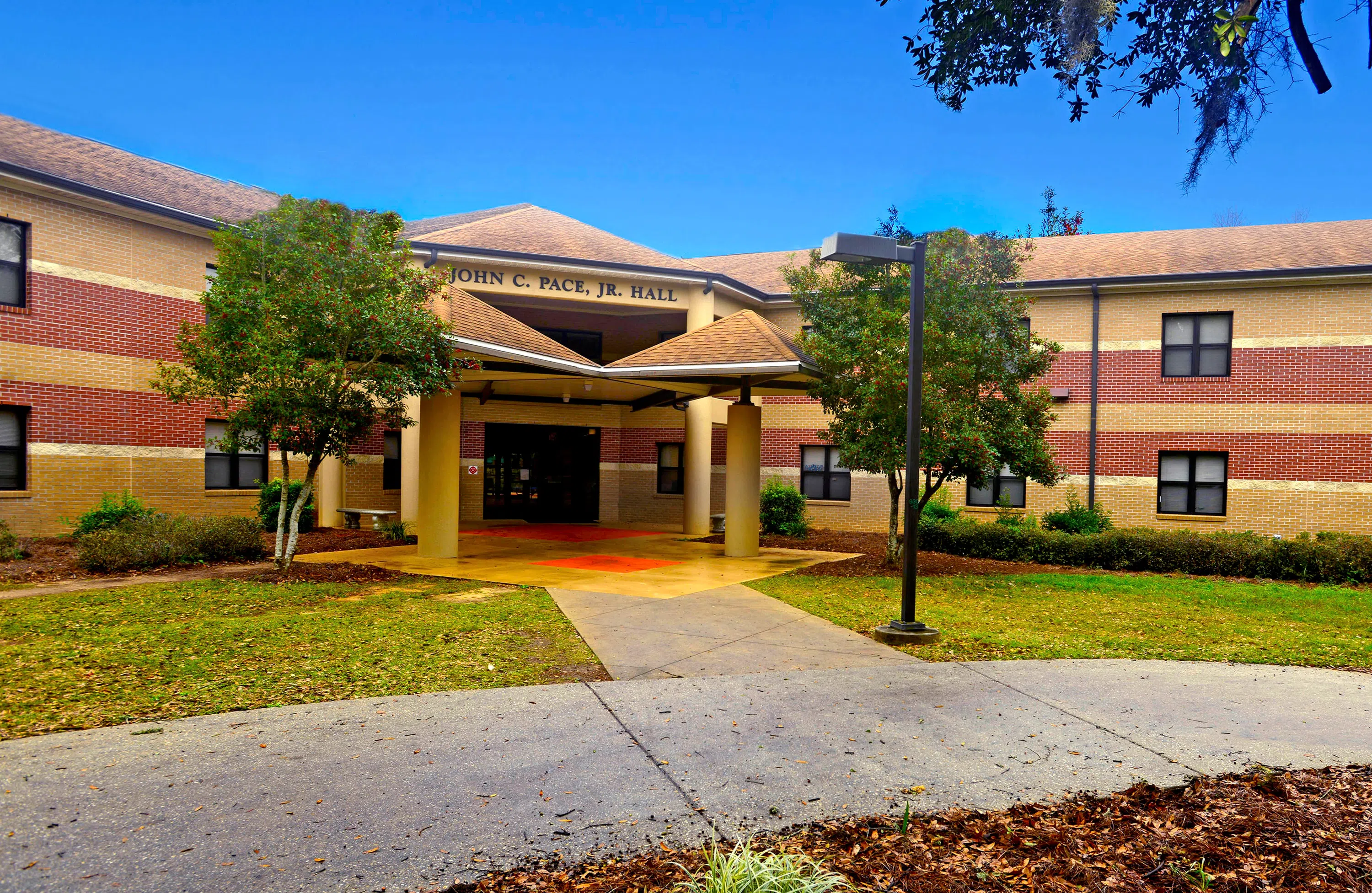 Exterior of Pace Hall