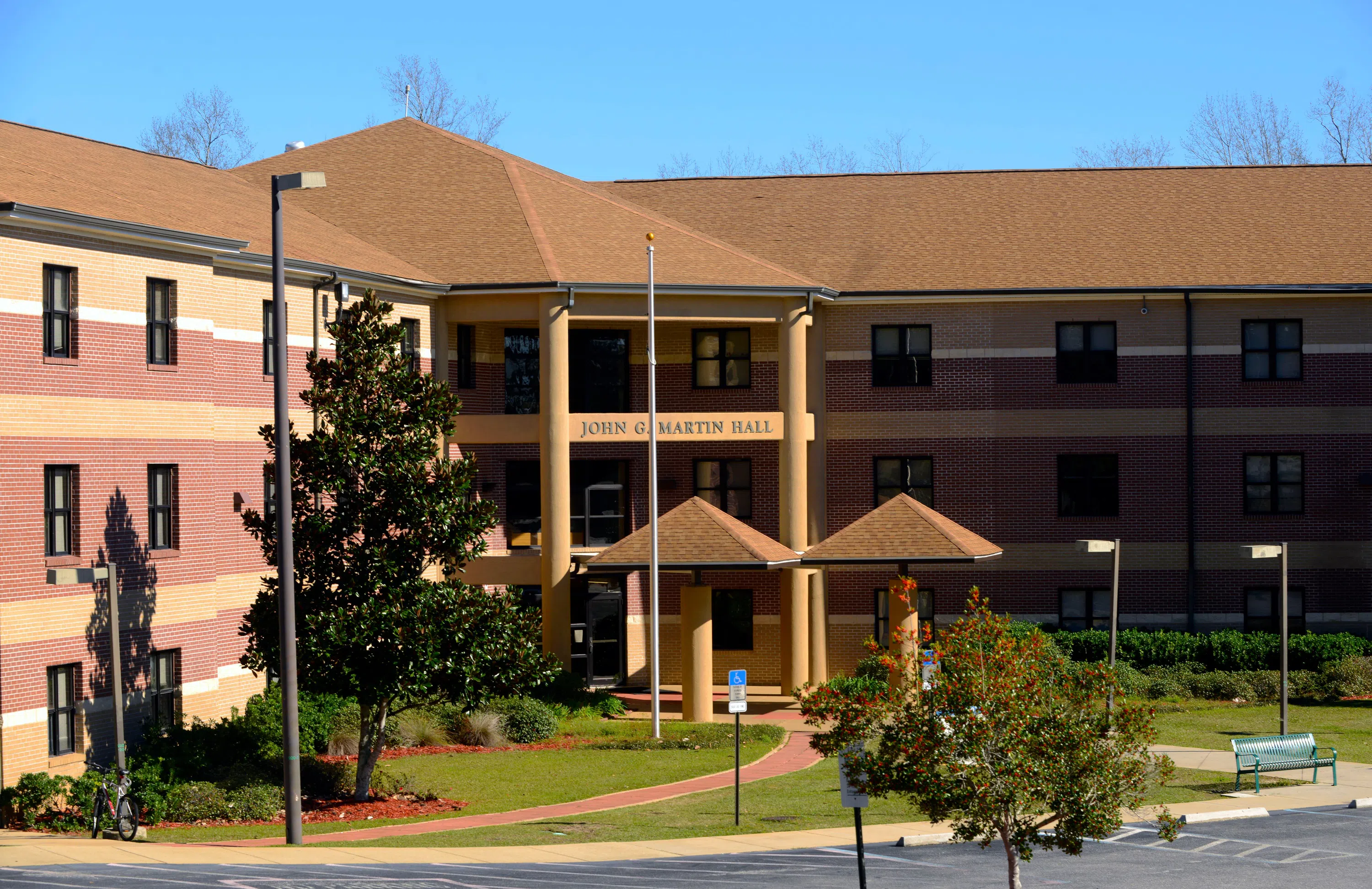 Exterior of Martin Hall. 