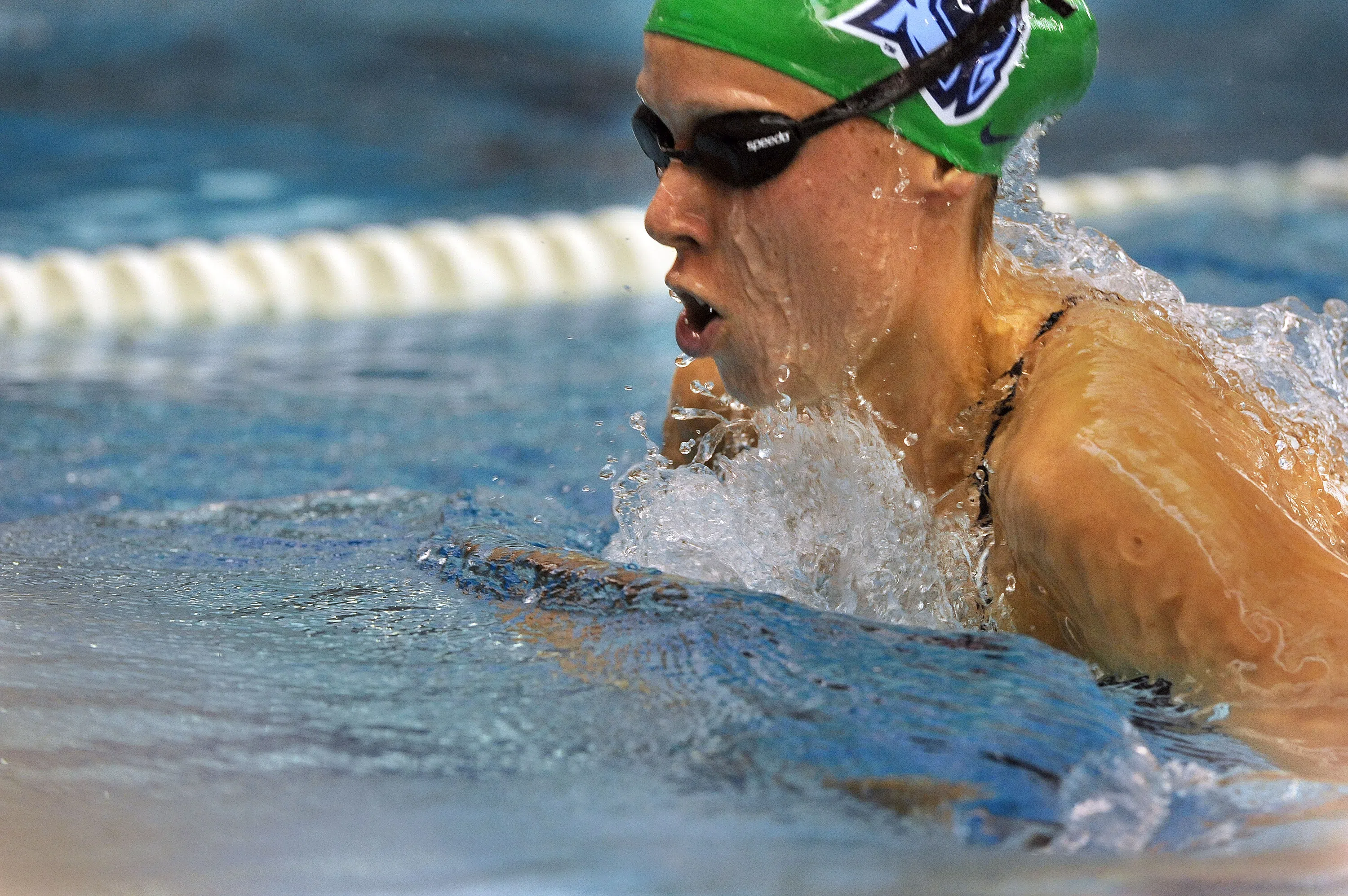 Woman swimming